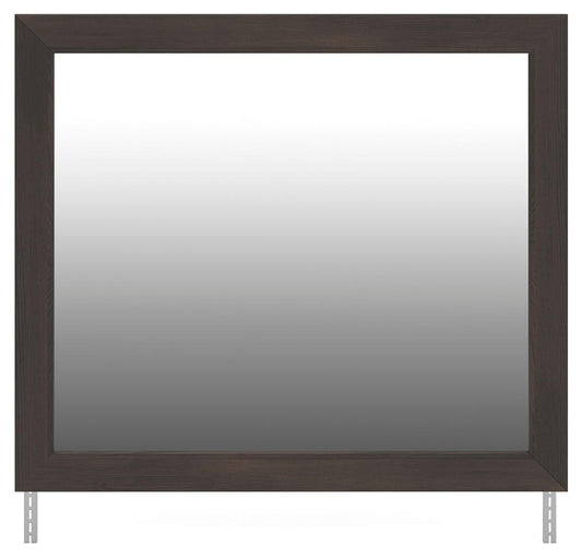 Shaehartin - Bedroom Mirror - Dark Brown