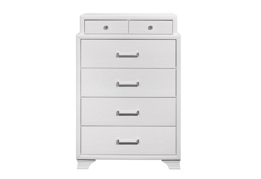 Jordyn - 5 Piece King Bedroom Set - White