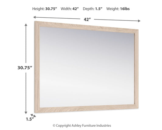 Cadmori - Bedroom Mirror - Tan