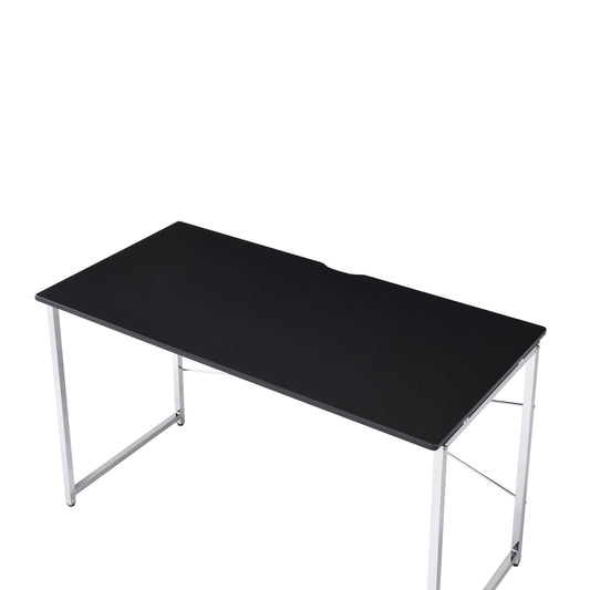 Tennos - Vanity Desk (Same 93195) - Black & Chrome