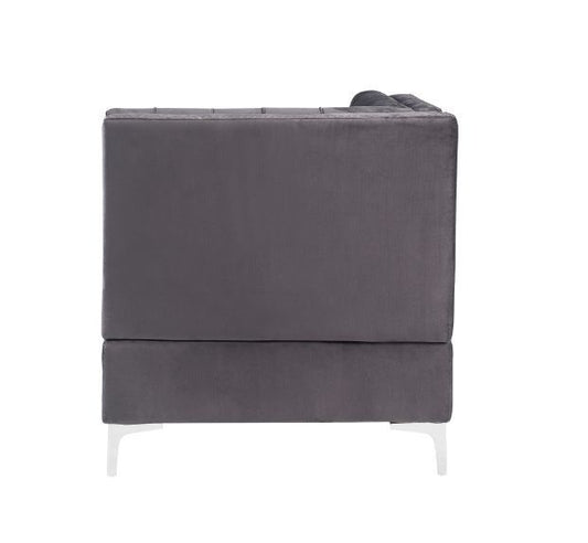 Jaszira - Modular Wedge - Gray Velvet