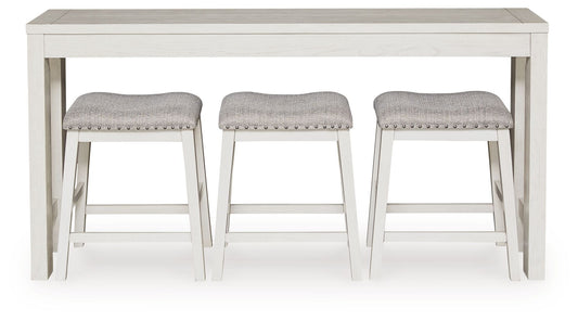 Robbinsdale - Rectangular Dining Room Counter Table Set (Set of 4) - Antique White