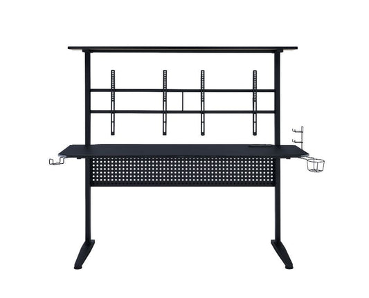 Canzi - Gaming Desk With USB - Black