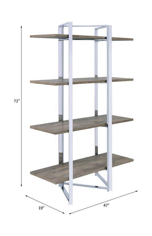 Libby - Bookshelf - Chrome