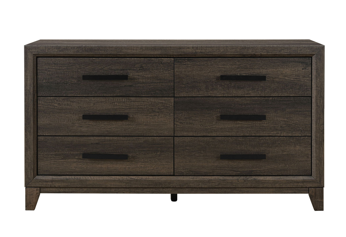 Harmony - 3 Piece Bedroom Set (Queen Bed, Dresser And Mirror) - Brown