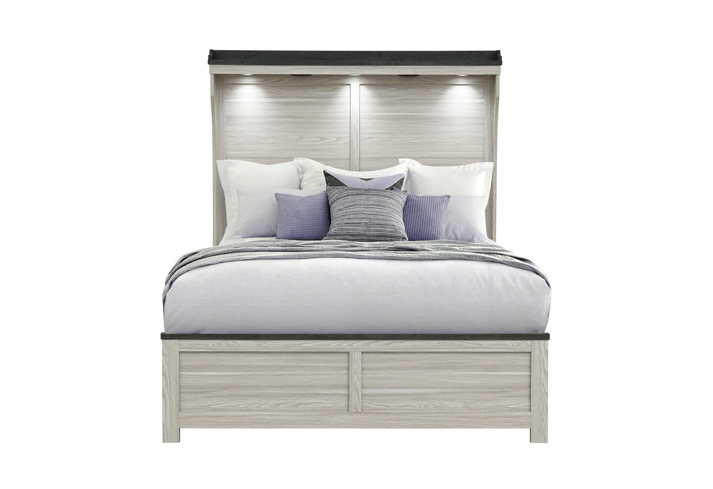 Ashley - Queen Panel Bed - Brown