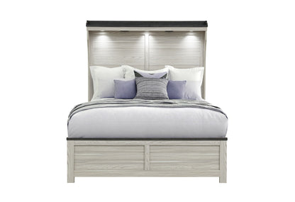 Ashley - Queen Panel Bed - Brown