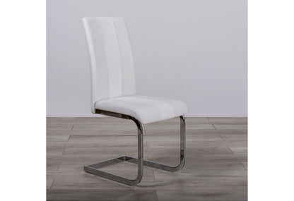 D1628 - 5 Piece Dining Room Set (D1628 Dining Table And 4 D915 Dining Chairs) - White