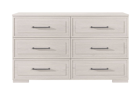 Clara - 5 Piece Full Bedroom Set (Bed, Dresser & Mirror, Nightstand, Chest) - Beige