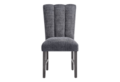 D5473 - 5 Piece Dining Room Set (Bar Table And 4 Bar Stools) - Black / Gray