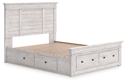 Makidern - Panel Storage Bed