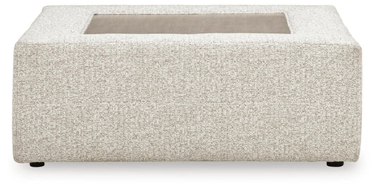 Ashbourne Estate - Oversized Accent Ottoman - Snowstone