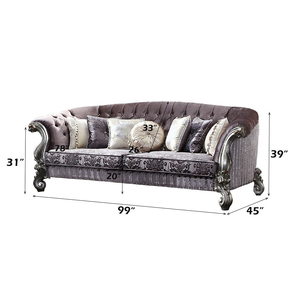Versailles - Sofa (w/7 Pillows)