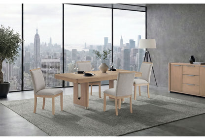 D1248 - 9 Piece Dining Room Set (D1248 Dining Table And 8 DC9 Dining Chairs) - Natural