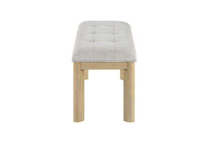 D1248 - 6 Piece Dining Room Set (D1248 Dining Table, 4 D1248 Dining Chairs And Bench) - Natural