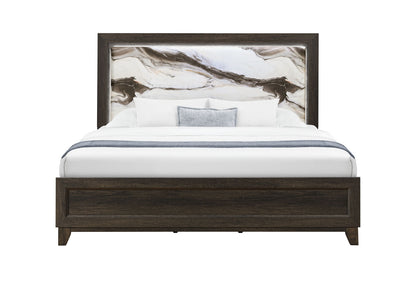 Harmony - 3 Piece Bedroom Set (Queen Bed, Dresser And Mirror) - Brown