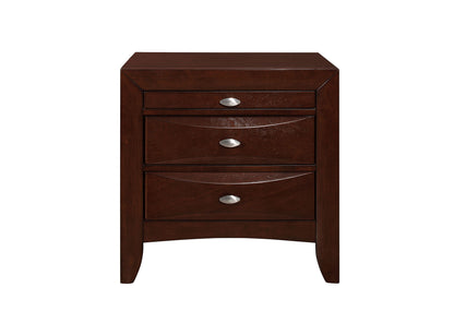 Linda - Nightstand - New Merlot