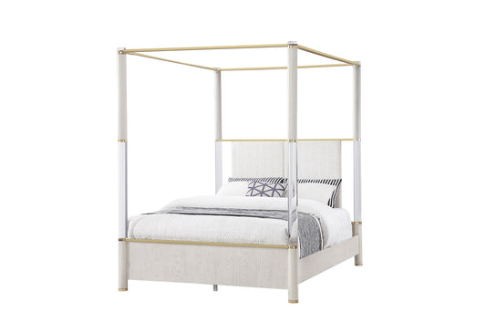 Malmo - Queen Poster Bed - Oak