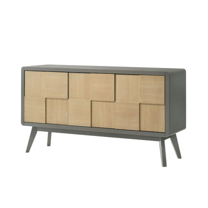 Blayde - Server - Light Gray & Natural