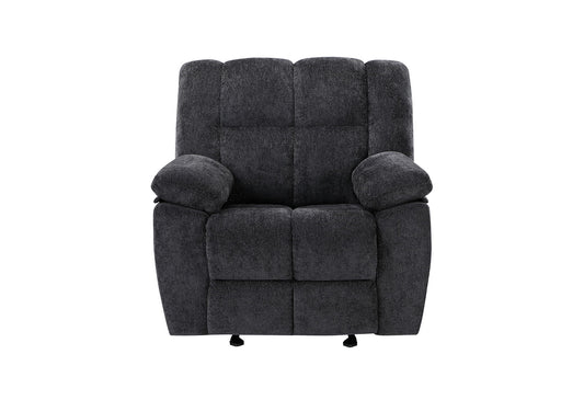 U6000 - Reclining Sofa / Console Reclining Loveseat / Recliner - Black