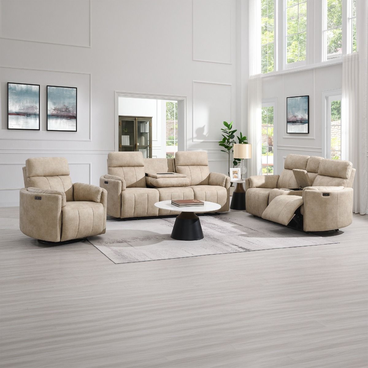 Elison - Motion Sofa With Drop Table