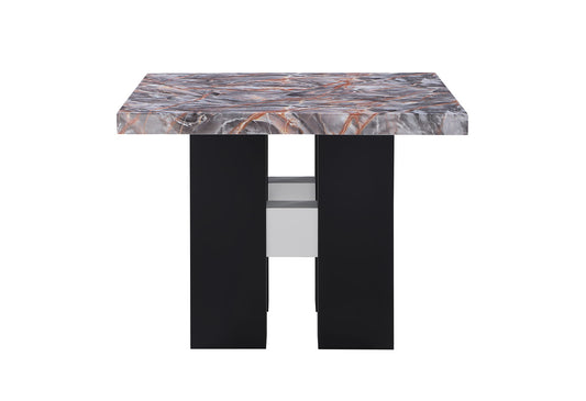 D04 - Bar Table - Lava / Black