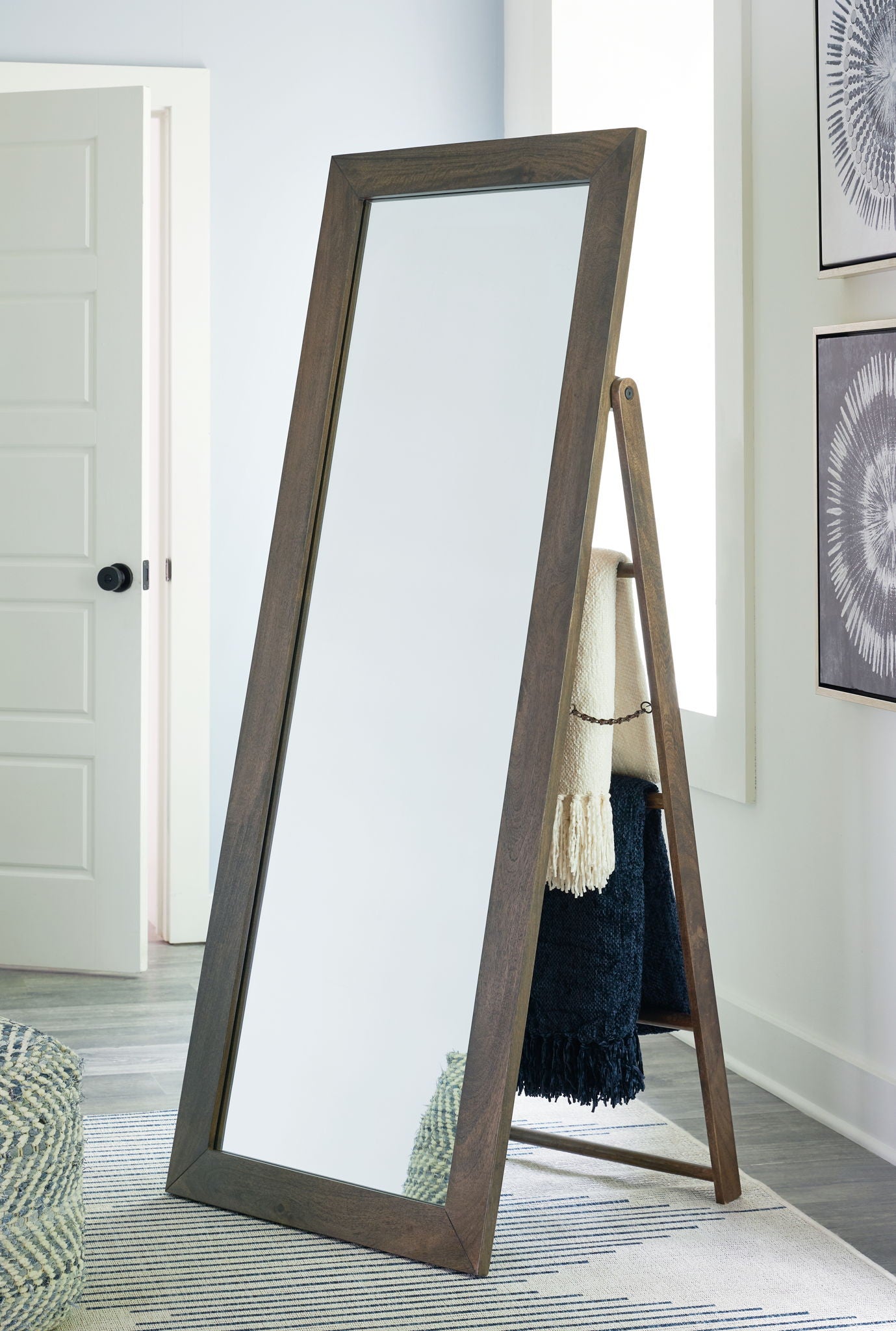 Dirkins - Floor Mirror - Brown