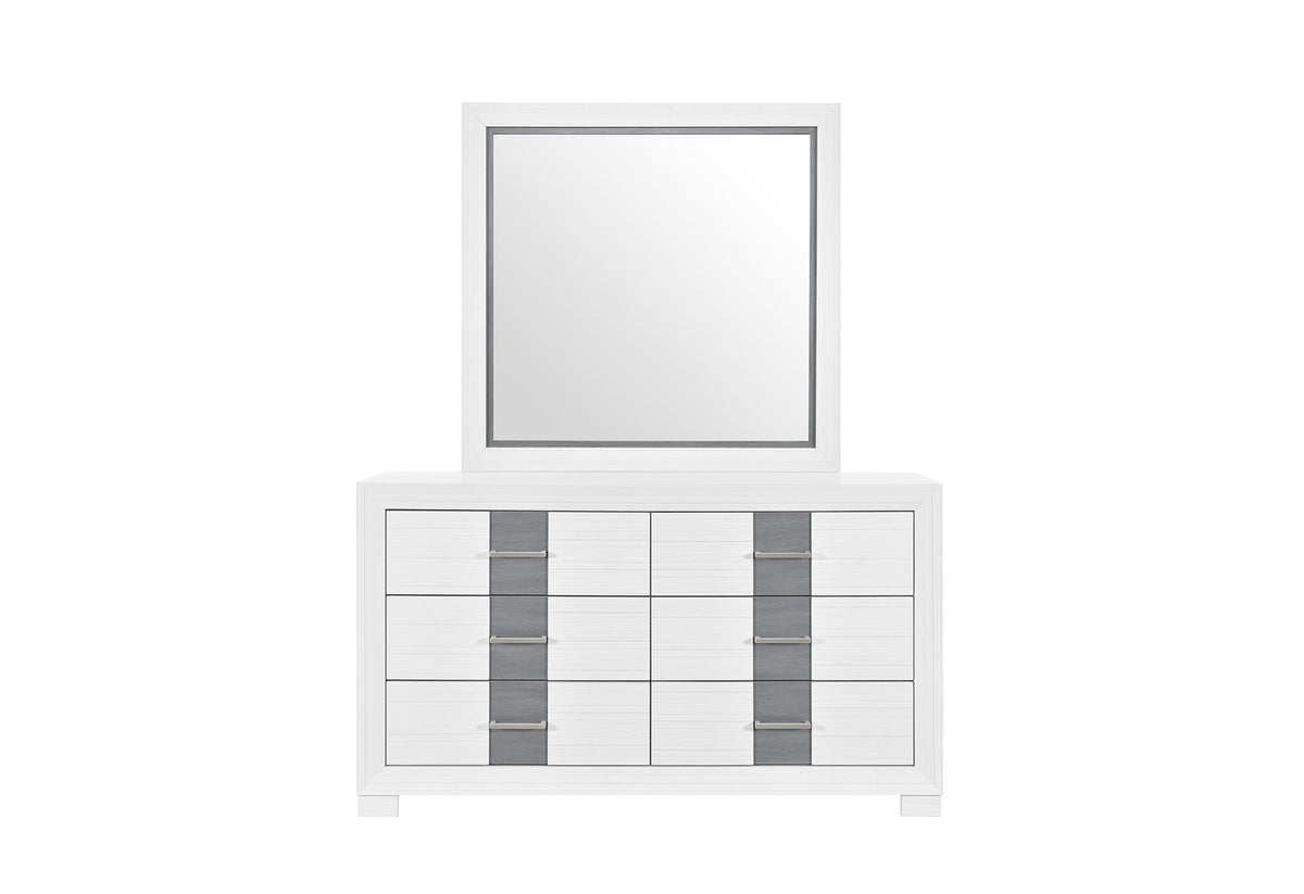 Optimus - Dresser - White / Gray