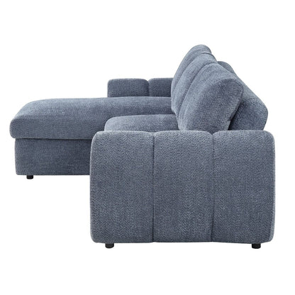 Nuriel - Reversible Sectional Sofa With Sleeper & Storage