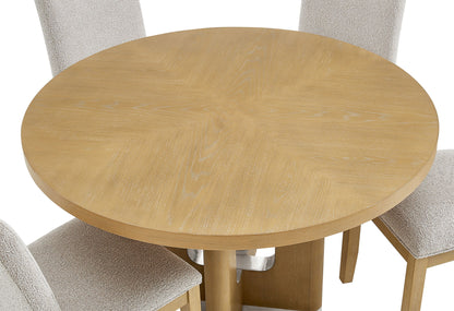 D3124 - 5 Piece Dining Room Set (D3124 Dining Table And 4 D1248 Dining Chairs) - Natural