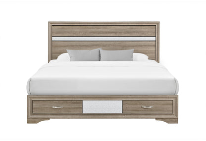 Seville - Full Bed - Brown / Natural