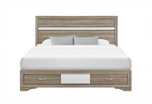 Seville - Full Bed - Brown / Natural