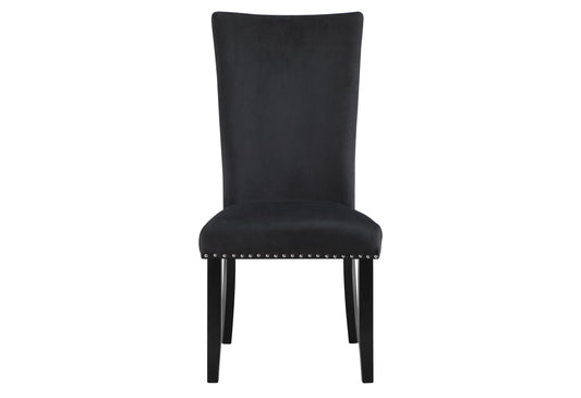D03 - 9 Piece Dining Room Set (Dining Table And 8 Dinning Chairs) - Black