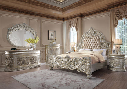 Sorina - Nightstand - Antique Gold