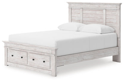 Makidern - Panel Storage Bed