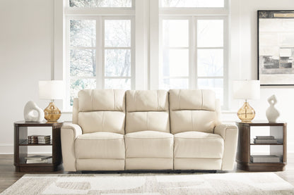 Dahlmoore - Power Reclining Sofa - Almond