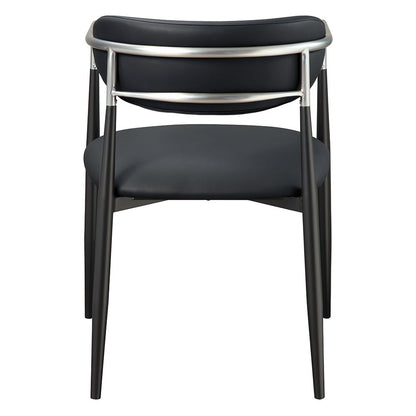 Jaramillo - Arm Chair (Set of 2) - Black Leatherette