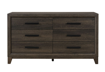 Harmony - 3 Piece Bedroom Set (Queen Bed, Dresser And Mirror) - Brown