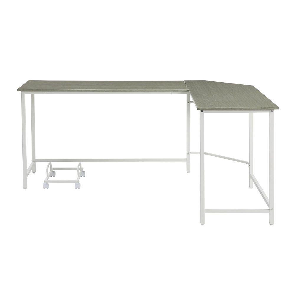 Bambina - Computer Desk - Gray & White